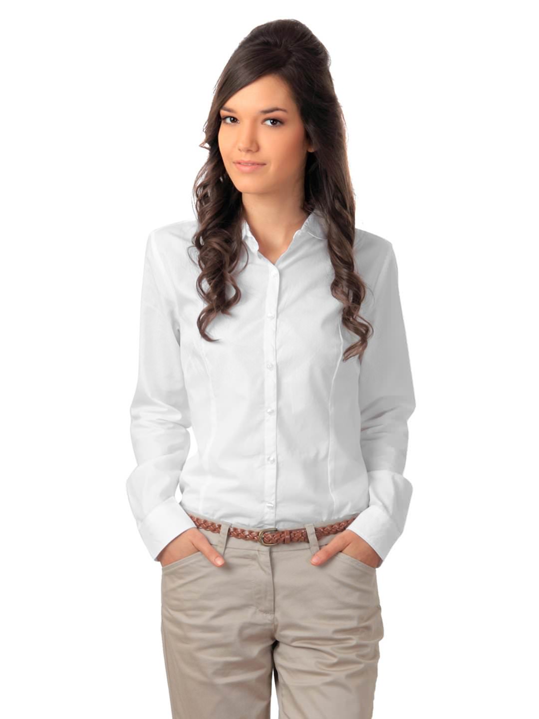 Image result for white shirt woman